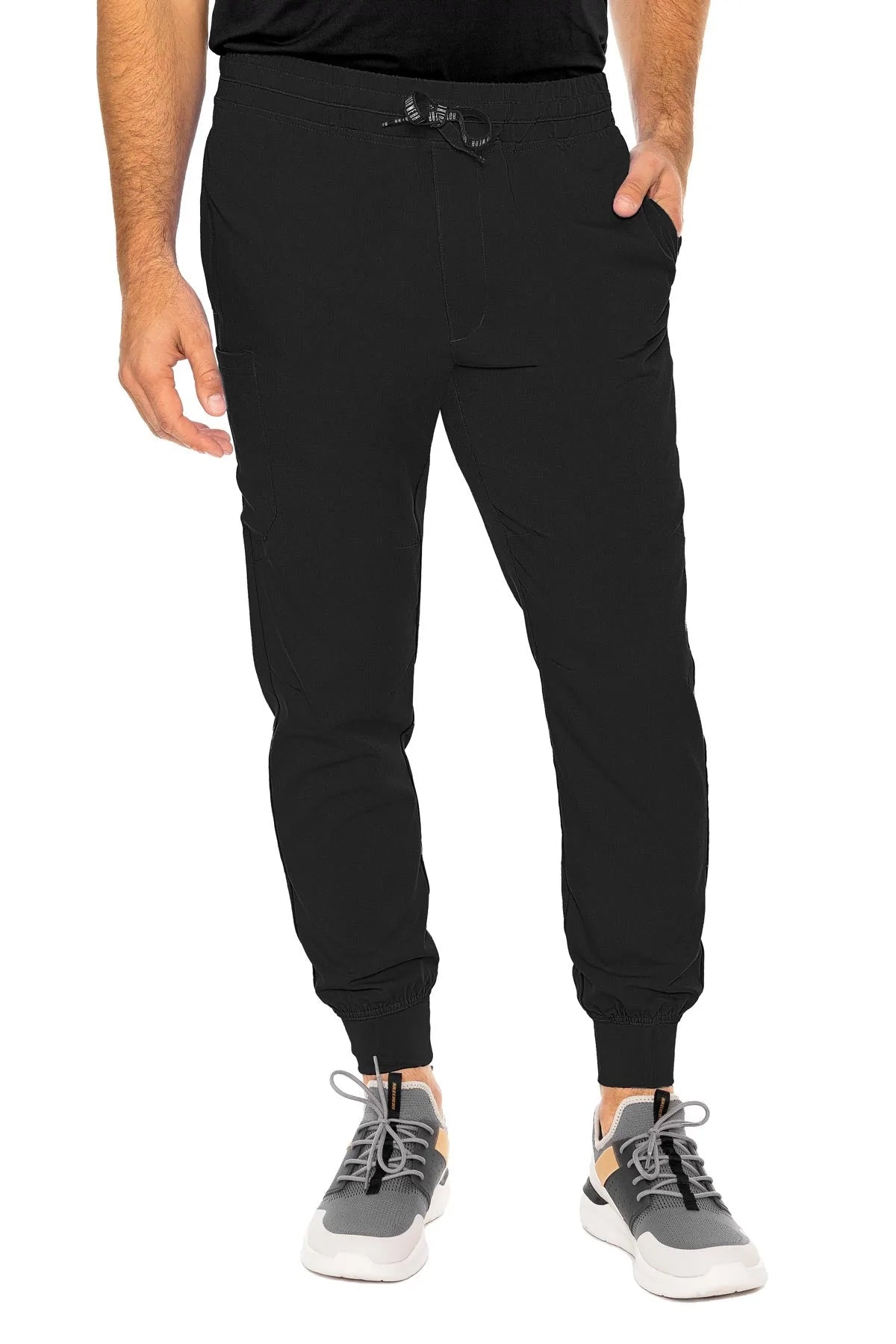 Med Couture 7777 Rothwear Bowen Jogger - Black - ScrubHeaven