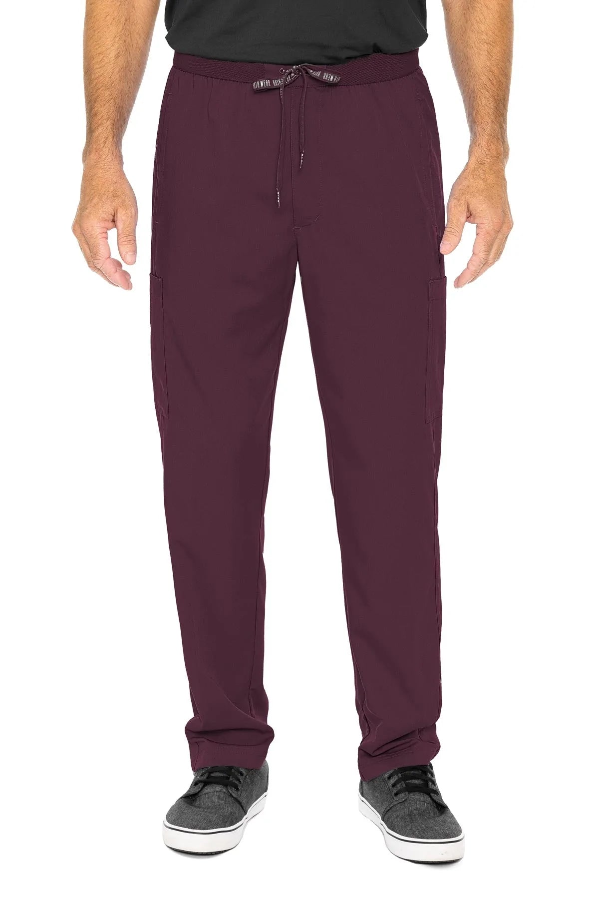 Med Couture 7779 Rothwear Hutton Straight Leg Pant - Wine - ScrubHeaven